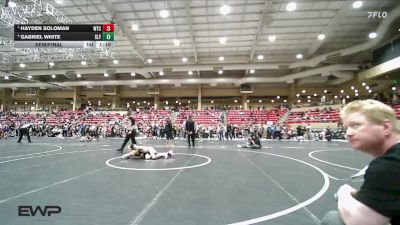 76 lbs Semifinal - Hayden Soloman, WTC vs Gabriel White, SlyFox