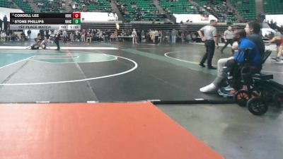 7A 126 lbs 1st Place Match - Stone Phillips, Vestavia Hills vs Cordell Lee, Huntsville