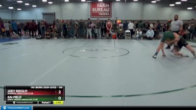 136 lbs Cons. Round 3 - Kai Field, Great Bridge Wrestling Club vs Joey Ridolfi, Rangers Wrestling Club