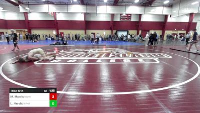 120 lbs Semifinal - Michael Morris, Smittys Barn vs Landon Herdic, New York Military