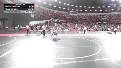 190 lbs Cons. Round 2 - Evan Rehmus, Hudson vs Grant Odegard, MES Wrestling