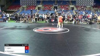 117 lbs Cons Semi - Fernanda Lopez, Texas vs Angelina Cassioppi, Illinois