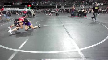 106 lbs Consi Of 8 #2 - Lily Shah, Hillsborough vs Evalina Guzikowski, Monroe Twp