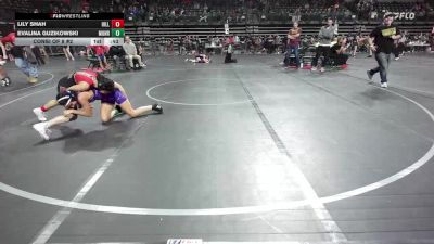 106 lbs Consi Of 8 #2 - Lily Shah, Hillsborough vs Evalina Guzikowski, Monroe Twp