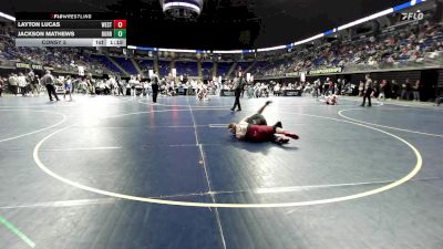150 lbs Consy 5 - Layton Lucas, West Branch vs Jackson Mathews, Burrell
