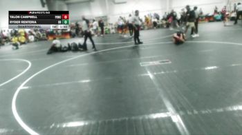 175 lbs Quarterfinal - Ryder Renteria, Backyard Brawlers vs Talon Campbell, Project Destiny Wrestling Club