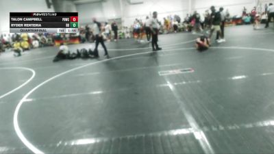175 lbs Quarterfinal - Ryder Renteria, Backyard Brawlers vs Talon Campbell, Project Destiny Wrestling Club