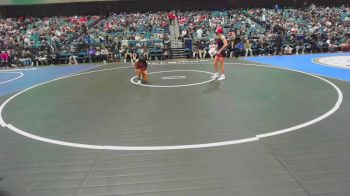 110 lbs Round Of 16 - Adalyne Montiel, Toppenish vs Tatiana Lopez Vargas, Crook County