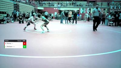 14U - 88/92 Semis - Arianna Storey, Elite Athletic Club vs Lucian Dickison, Western Wrestling Club