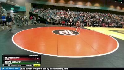 126 lbs Cons. Round 1 - Brayden Gury, Del Oro vs Travis Seehafer, Harrisburg