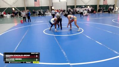 184 lbs Cons. Round 3 - Raymond Grimes, Trinidad State vs Keenon Gonzales-Brown, Barton