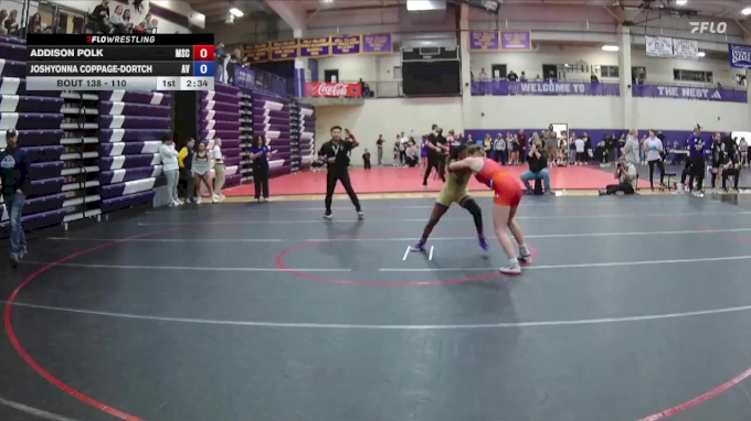 110 lbs Cons. Round 3 - Addison Polk, Murray State vs Joshyonna Coppage ...