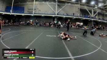 68 lbs Round 1 (6 Team) - Preston Dalton, Yale Street vs Asher Franco, Junior Terps