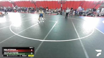 170 lbs Cons. Semi - Ben Peterson, LaCrosse Area Wrestlers vs Nicholas Foster, Crystal Lake Wizards Wrestling Club