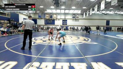 138 lbs Round Of 16 - Leo Gannon, MetroWest United vs Armani Madrid, Milo Wrestling Club
