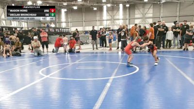 56 lbs 5th Place Match - Mason Hong, All-Phase Wrestling Club vs Declan Broncheau, Lewiston Wrestling Club