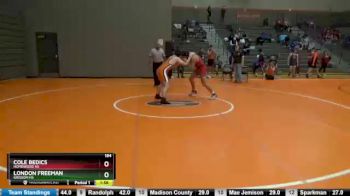 184 lbs Round 2 - Cole Bedics, Homewood HS vs London Freeman, Grissom HS