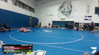 126 lbs Semifinal - Wyatt Weiss, Team Braves Wrestling Club vs Hunter Boss, Jackson Hole Wrestling Club