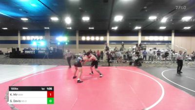 190 lbs Semifinal - Kage Mir, Bishop Gorman HS vs Satoshi Davis, Gold Rush Wr Ac