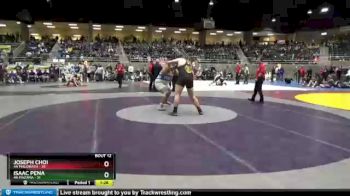 285 lbs Finals (8 Team) - Joseph Choi, 4A Philomath vs Isaac Pena, 4A Mazama