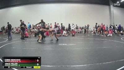 72 lbs Round 6 (10 Team) - Chris Nemcovic, Georgia United Blue vs Vince Miller, Pedraza Wrestling