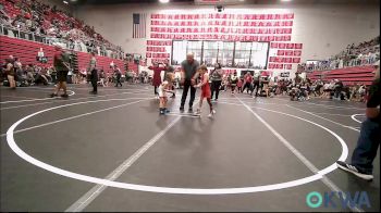 43 lbs Consi Of 8 #1 - Tate Compton, Watonga Youth Wrestling vs Axton Marvin, Yukon Wrestling Academy
