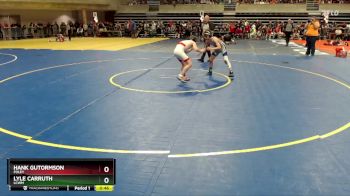 108 lbs Champ. Round 1 - Lyle Carruth, LCWM vs Hank Gutormson, Foley