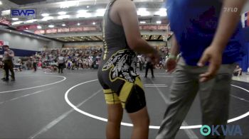 131 lbs Rr Rnd 2 - Xander Munoz, Kingfisher YellowJackets vs MaminaKowa Warrior, Tecumseh Youth Wrestling