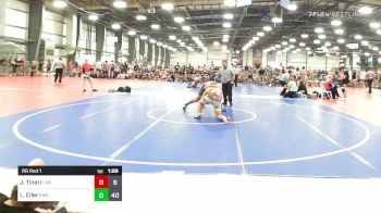 195 lbs Rr Rnd 1 - Jared Tinari, LAW Rusty vs Logan Eller, Roundtree Wrestling Academy Black