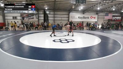 65 kg Cons. Sub-rd Of 32 - Cameron Chinavare, Chippewa Wrestling Club vs TK Davis, Bulldog Elite