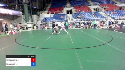 132 lbs Cons 16 #1 - Sammy Spaulding, New Jersey vs Brenden Jorden Agcaoili, Nevada