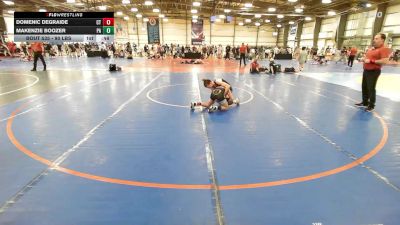 90 lbs Consi Of 32 #2 - Domenic DeGraide, CT vs Makenzie Boozer, PA