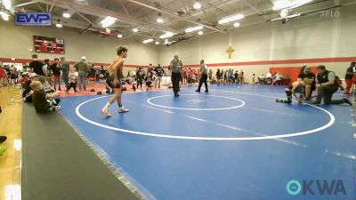 80 lbs Rr Rnd 3 - Cooper Franklin, Broken Arrow Wrestling Club vs Baze Fox, Cowboy Elite Orange