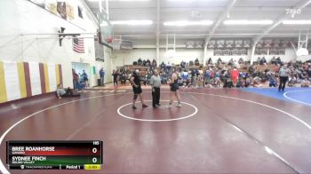 185 lbs Champ. Round 1 - Bree Roanhorse, Ganado vs Sydnee Finch, Round Valley