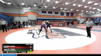 285 lbs Cons. Semi - Ka`Ron Lewis, Ozarks vs Shelby Jones, Wisconsin-Whitewater