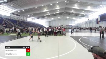 123 lbs Quarterfinal - Hunter Hansen, Shootbox WC vs Darya Spijkers, Osoway