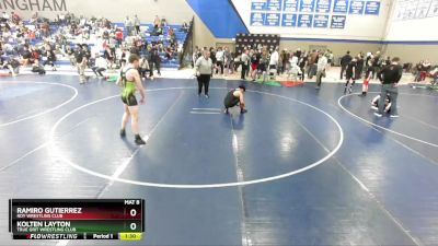 150 lbs 5th Place Match - Ramiro Gutierrez, Roy Wrestling Club vs Kolten Layton, True Grit Wrestling Club