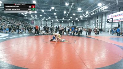 96 lbs Cons. Rd Of 16 - Kaine Showers, Falls Academy vs Landon Glahn, Ellensburg Wrestling Club