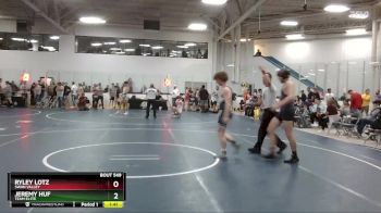 130 lbs Champ. Round 3 - Jeremy Huf, Team EL1TE vs Ryley Lotz, Swan Valley