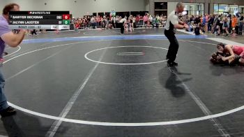 97 lbs Cons. Round 3 - Sawyer Beckman, Oakley Wrestling Club vs Jalynn Lausten, Blue Valley