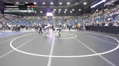 150 lbs Cons. Round 1 - Evan Hartman, Andover vs Cooper Harris, Hutchinson