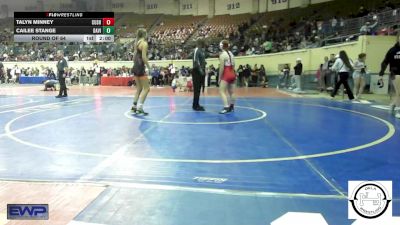 123 lbs Round Of 64 - Cailee Stange, Davis vs Talyn Minney, Cushing