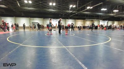 126 lbs Rr Rnd 1 - Hailey Trevino, All American Wrestling vs Kierra Keys, MilLard South Wrestling Club
