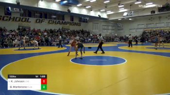 106 lbs Prelims - Kobi Johnson, Loveland (CO) vs Beau Mantanona, Palm Desert