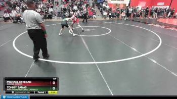 126 lbs Semifinal - Tommy Banas, New Lenox (PROVIDENCE CATHOLIC) vs Michael Esteban, Chicago (MARIST)