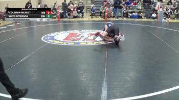 110 lbs Quarterfinal - Nate Peterson, Berge Elite Wrestling Academy vs Coleman McNutt, Wayzata Youth Wrestling