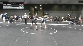 141 lbs Champ. Round 3 - Robert Burke, University Of Saint Mary (KS) vs Titus Howell, Labette Community College