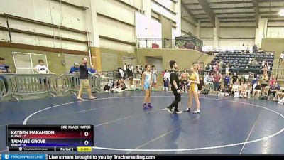 116 lbs Placement Matches (8 Team) - Kayden Makamson, Alaska vs Taimane Grove, Hawaii