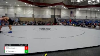 288 lbs Semifinal - Marko Ivanisevic, Izzy Style Wrestling vs Richard (Bubba) Thornton, Springboro