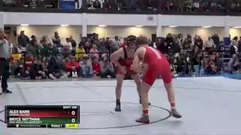 149 lbs Cons. Round 3 - Bryce Wittman, Ohio Wesleyan University vs Alex Barr, Wabash College